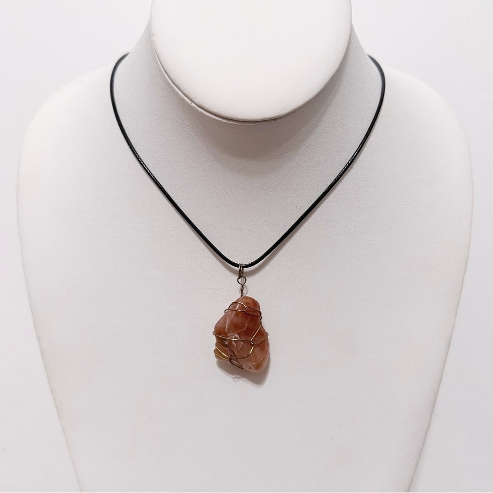 Orange Agate Necklace